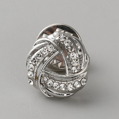 Zinc Alloy Rhinestone Brooches AJEW-WH0816-239P-02-1