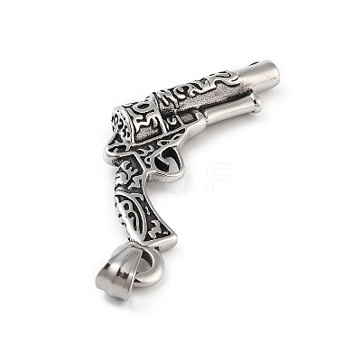 Retro 304 Stainless Steel Pendants STAS-I205-06AS-B-1