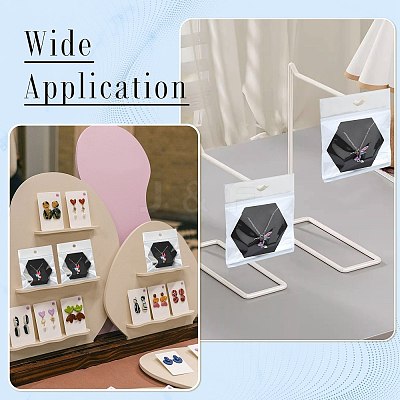 40Pcs Paper Jewelry Display Cards CDIS-FS0001-32A-1