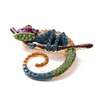 Alloy Enamel Brooches X1-JEWB-P012-06B-1