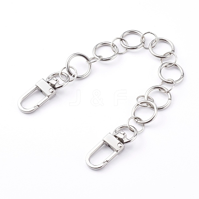 Iron & 304 Stainless Steel Bag Extender Chains HJEW-JM00431-1