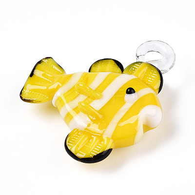 Handmade Lampwork Pendants LAMP-T021-24M-1