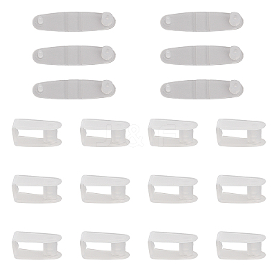 50Pcs Plastic Buckle Button Keychain AJEW-CA0003-68-1