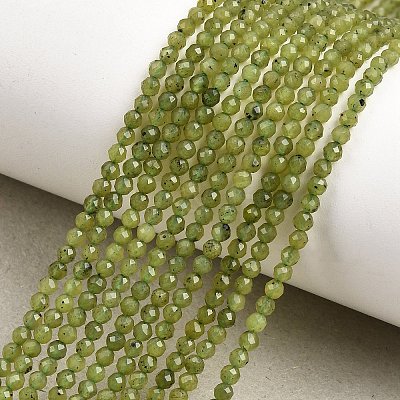 Natural Canadian Jade Beads Strands G-G259-D02-2mm-1