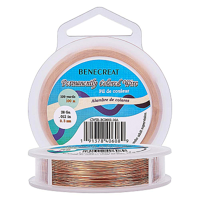 Round Bare Copper Wire for Jewelry Making CWIR-BC0002-16A-1