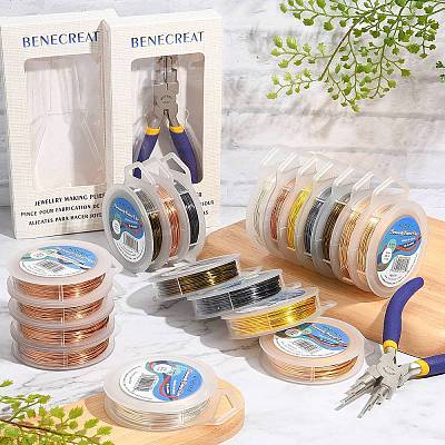 DIY Wire Wrapped Jewelry Making Kits PT-BC0001-48C-1