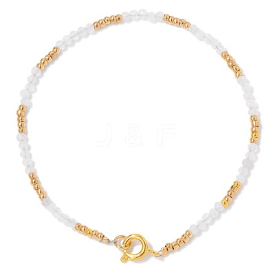Natural Rose Quartz Beaded Bracelets PW-WG6221C-01-1