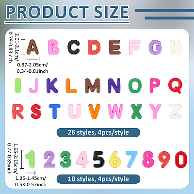 144Pcs Opaque Acrylic European Beads OACR-ME0001-33-1