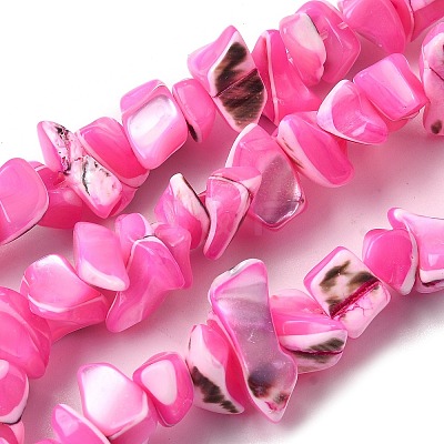 Natural Trochid Shell/Trochus Shell Beads Strands SHEL-B003-02E-1