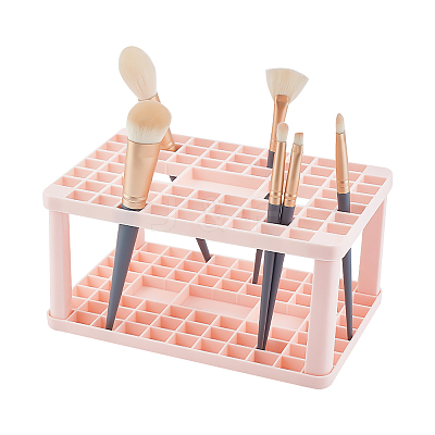 Plastic Cosmetic Brush Storage Stands MRMJ-WH0070-34B-1