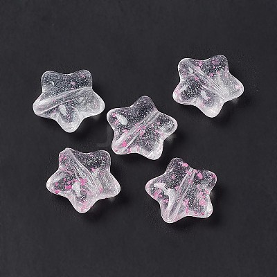 Transparent Acrylic Beads OACR-H019-33B-1