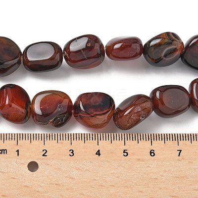 Natural Red Agate Beads Strands G-H295-D01-14-1