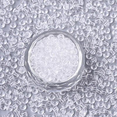 Transparent Glass Beads SEED-S040-09A-12-1