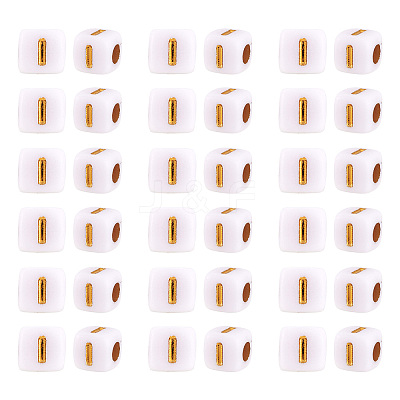Opaque Acrylic Beads MACR-TAG0001-07I-1