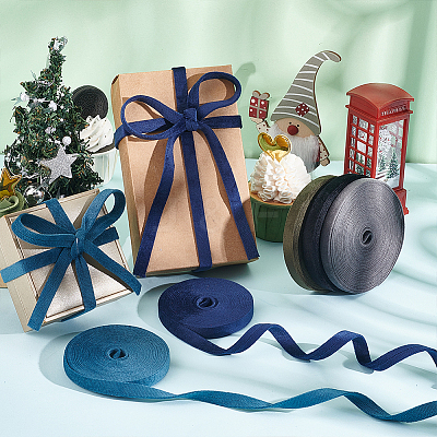 5 Bags 5 Colors Velvet Ribbon OCOR-AR0001-54C-1