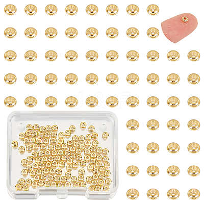 120Pcs Brass Spacer Beads KK-UN0002-36-1