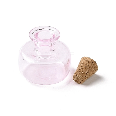 Miniature Glass Bottles GLAA-H019-04G-1