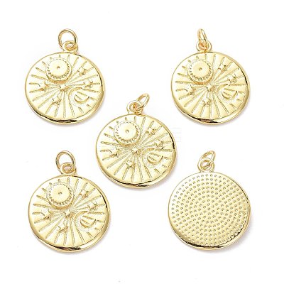 Brass Pendants KK-L206-018G-1