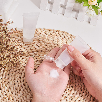20ml PE Plastic Refillable Flip Top Cap Bottles X1-MRMJ-WH0037-02A-1