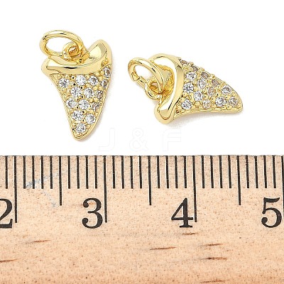 Brass Micro Pave Cubic Zirconia Pendants KK-Z120-28G-1