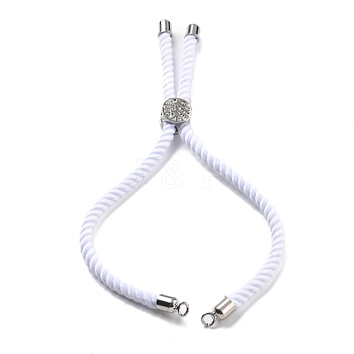 Twisted Nylon Cord Silder Bracelets DIY-B066-03P-23-1