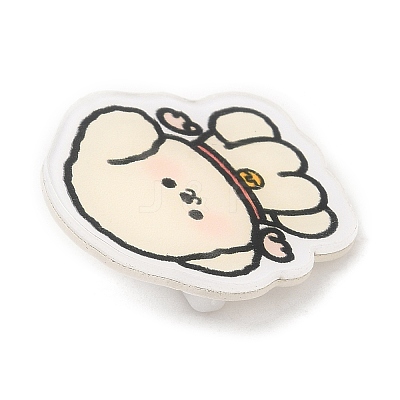Dog Angel Acrylic Brooches JEWB-P018-01B-1