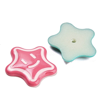 Opaque Resin Cabochons X-RESI-D003-06-1