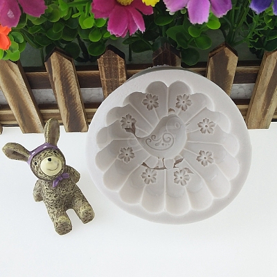 DIY Flower with Bird Soap Silicone Molds BIRD-PW0001-023-1