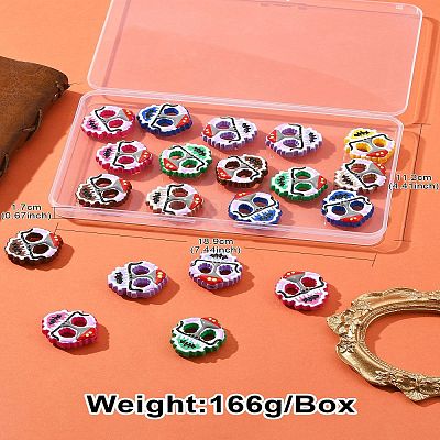 20Pcs Opaque Acrylic Beads OACR-CJ0001-57-1
