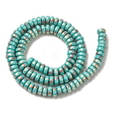 Handmade Polymer Clay Beads Strands CLAY-H006-03R-1