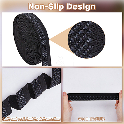 Elastic Fabrics Nylon Ribbons OCOR-WH0109-027B-1