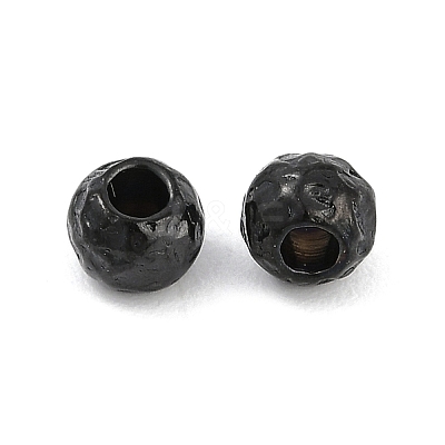 Textured 316 Surgical Stainless Steel Beads STAS-M106-01B-EB-1