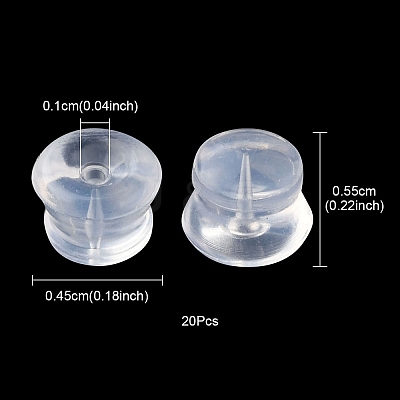 Silicone Bell Ear Nuts SIL-YW0001-08-1