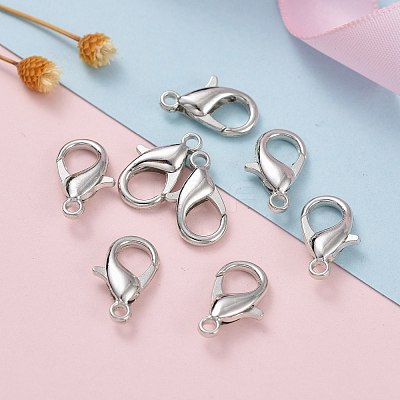 Zinc Alloy Lobster Claw Clasps E106-NF-1