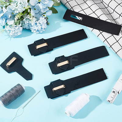 PU Imitation Leather Sew on Toggle Buckles DIY-WH0292-53B-1