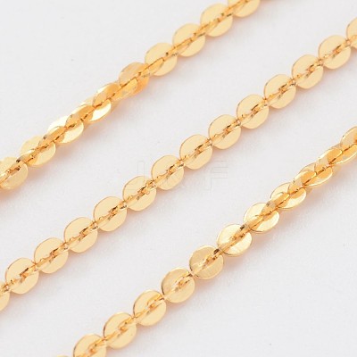 3.28 Feet Ion Plating(IP) 304 Stainless Steel Boston Link Chains X-CHS-H007-09G-1