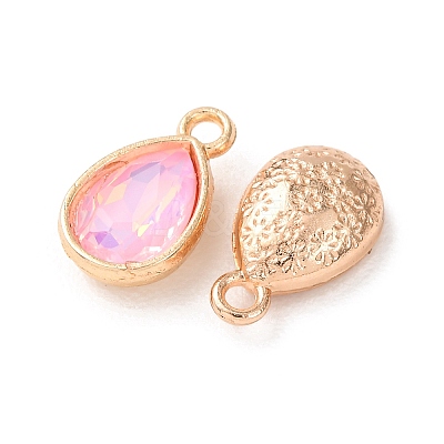 Alloy Glass Pendants GL-CBA7A25-01G-1