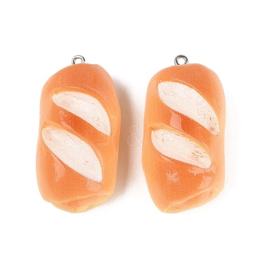 Opaque Resin Imitation Food Pendants RESI-Q232-08B-1
