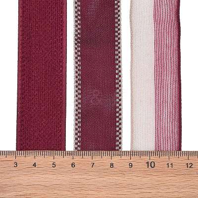 9 Yards 3 Styles Polyester Ribbon SRIB-A014-A04-1