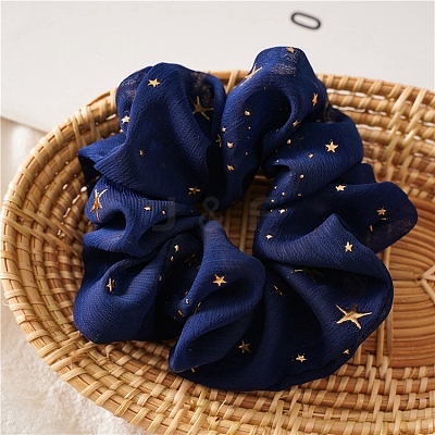 Star Pattern Cloth Elastic Hair Accessories PW-WG91763-03-1