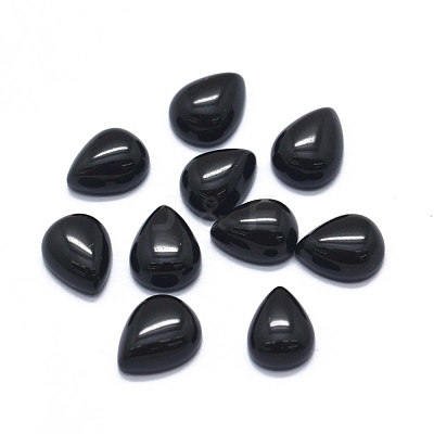Natural Obsidian Cabochons G-O175-22-10-1