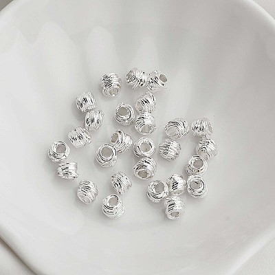 Corrugated Alloy Spacer Beads PALLOY-ZX002-47P-1