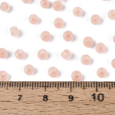 6/0 Transparent Inside Colours Glass Seed Beads SEED-N008-08M-1