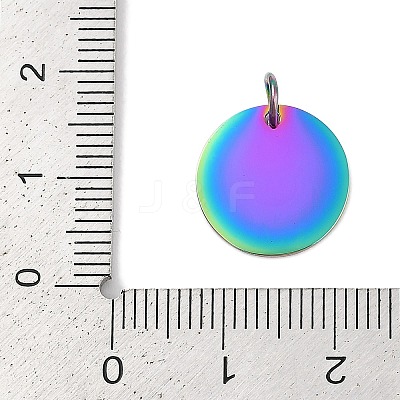 Ion Plating(IP) 304 Stainless Steel Pendants STAS-I311-32E-RC-1