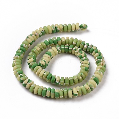 Handmade Polyester Clay Beads Strand CLAY-P001-04B-1