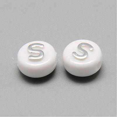 Plating Acrylic Beads SACR-S297-10-1