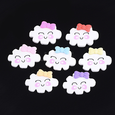 Handmade Polymer Clay Cabochons CLAY-S091-10-1