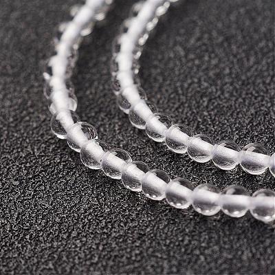 Natural Quartz Crystal Bead Strand G-G680-23-1