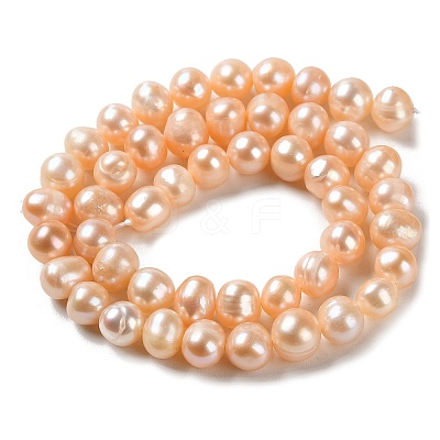 Natural Cultured Freshwater Pearl Beads Strands PEAR-E018-28-1