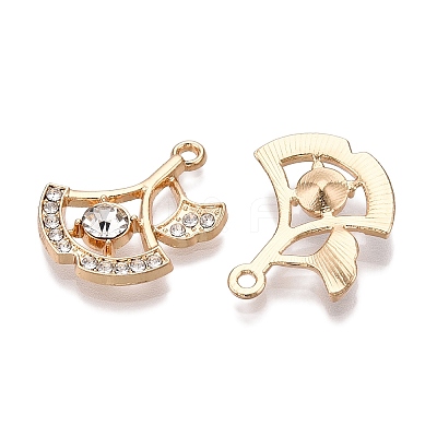 Rack Plating Alloy Pendants FIND-N005-30G-1